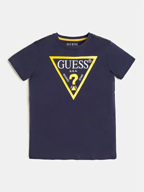 Guess Guess T-shirt L73I55 K8HM0 Tamnoplava Regular Fit