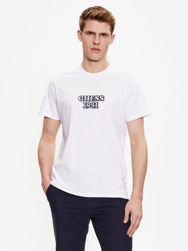 Guess Guess T-shirt Logo M3GI30 K8FQ4 Bijela Slim Fit