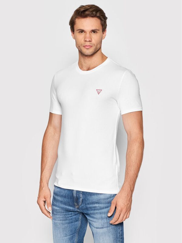 Guess Guess T-shirt M2YI24 J1311 Bijela Super Slim Fit
