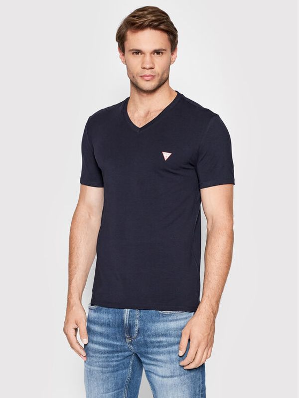 Guess Guess T-shirt M2YI32 J1311 Tamnoplava Super Slim Fit