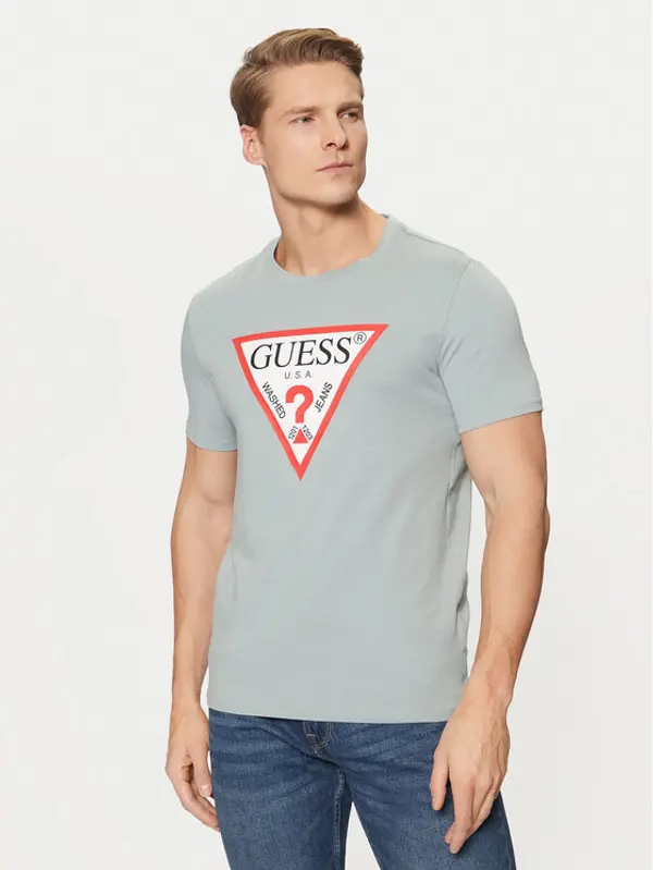 Guess Guess T-shirt M2YI71 I3Z14 Siva Slim Fit