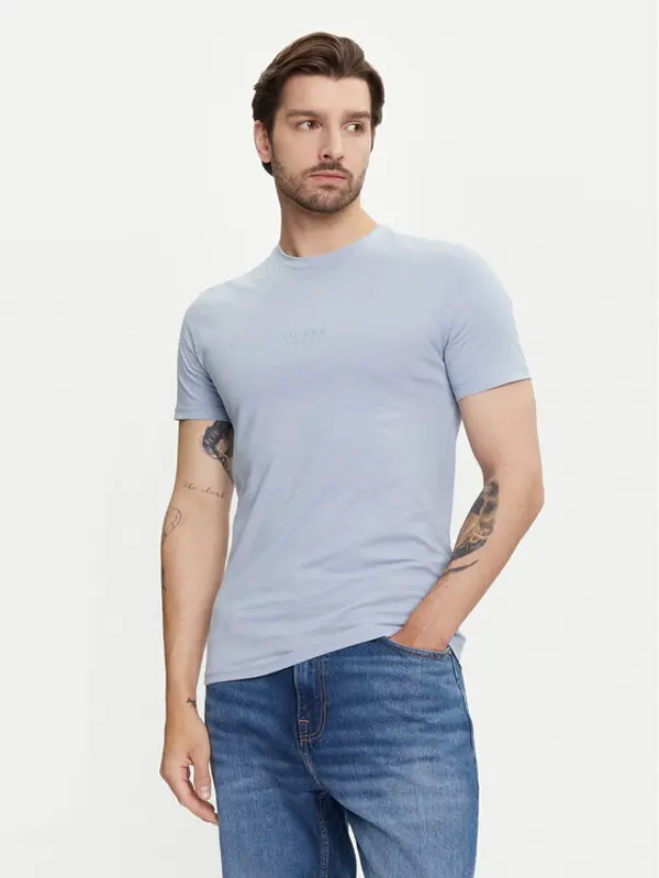 Guess Guess T-shirt M2YI72 I3Z14 Svijetloplava Slim Fit