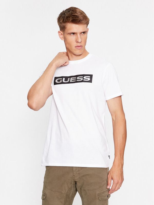 Guess Guess T-shirt M3BI80 K9RM1 Bijela Slim Fit