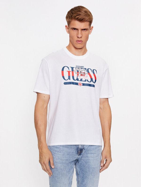 Guess Guess T-shirt M3BI85 K9RM1 Bijela Regular Fit