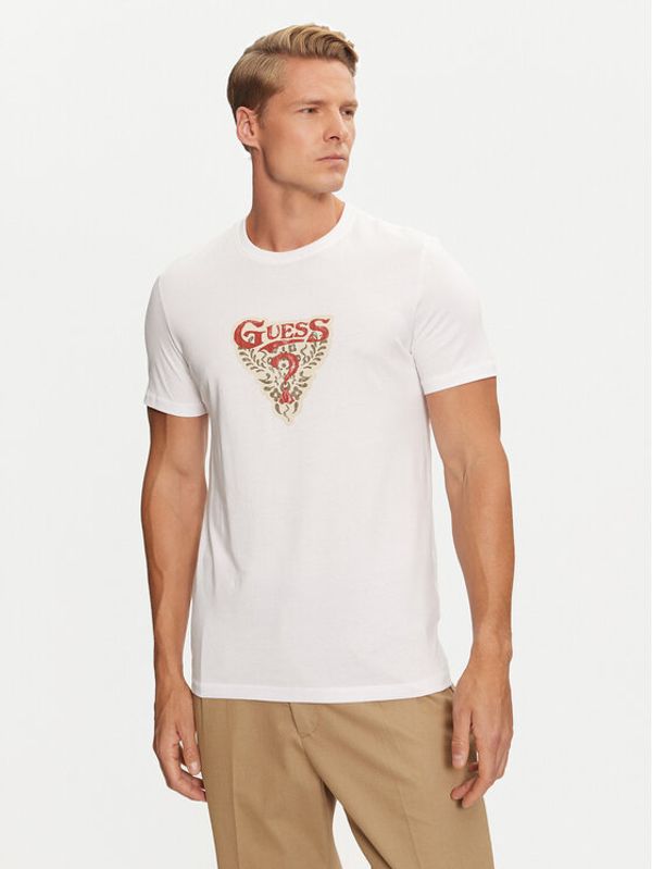 Guess Guess T-shirt M4BI44 I3Z14 Bijela Regular Fit