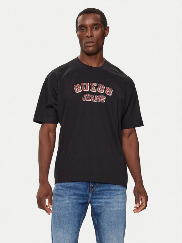 Guess Guess T-shirt M4BI78 K8FQ4 Crna Oversize