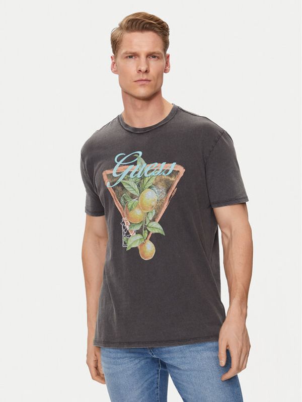 Guess Guess T-shirt M4GI48 K9RM1 Crna Regular Fit