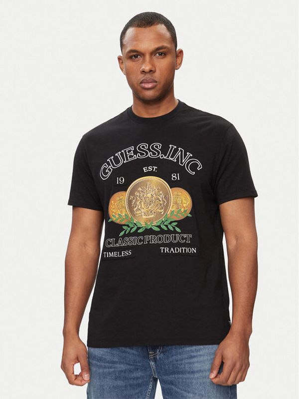 Guess Guess T-shirt M4GI56 K9RM1 Crna Regular Fit