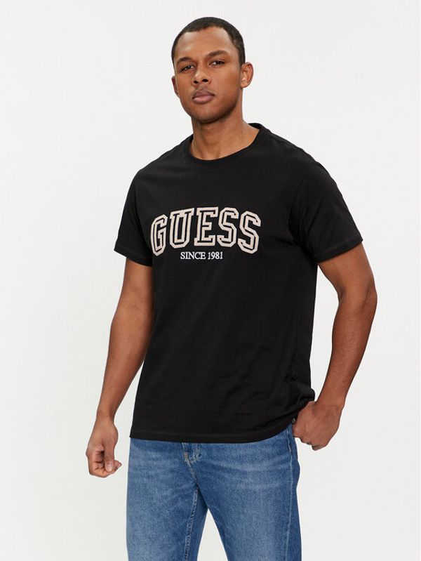 Guess Guess T-shirt M4GI62 I3Z14 Crna Regular Fit