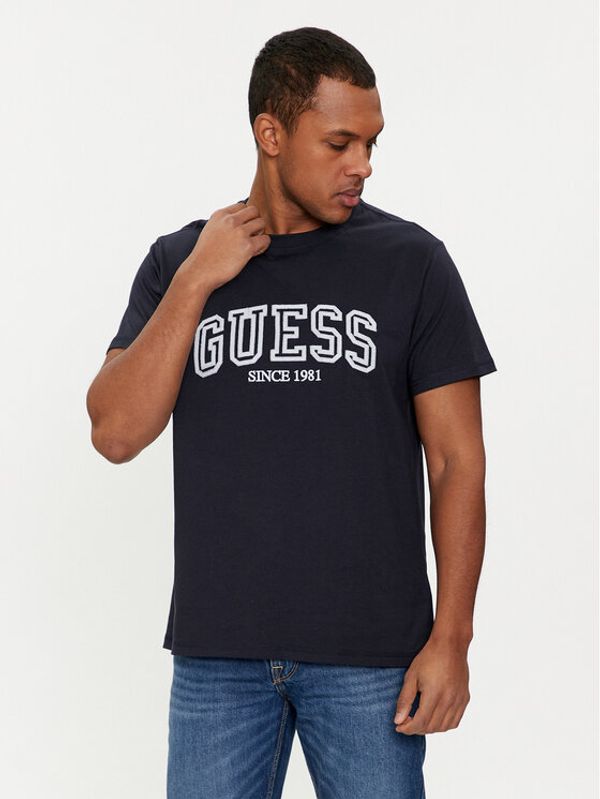 Guess Guess T-shirt M4GI62 I3Z14 Tamnoplava Regular Fit