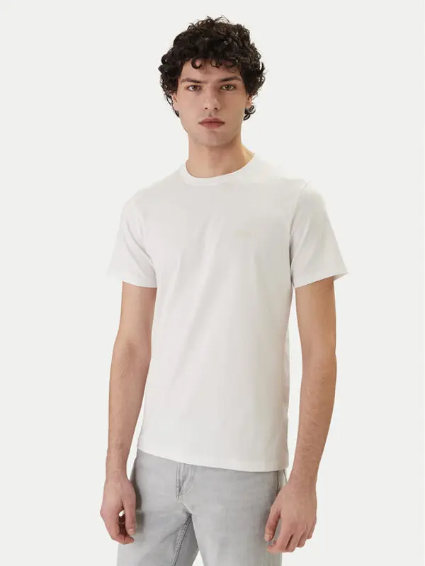 Guess Guess T-shirt M4GI70 KC9X0 Bijela Slim Fit