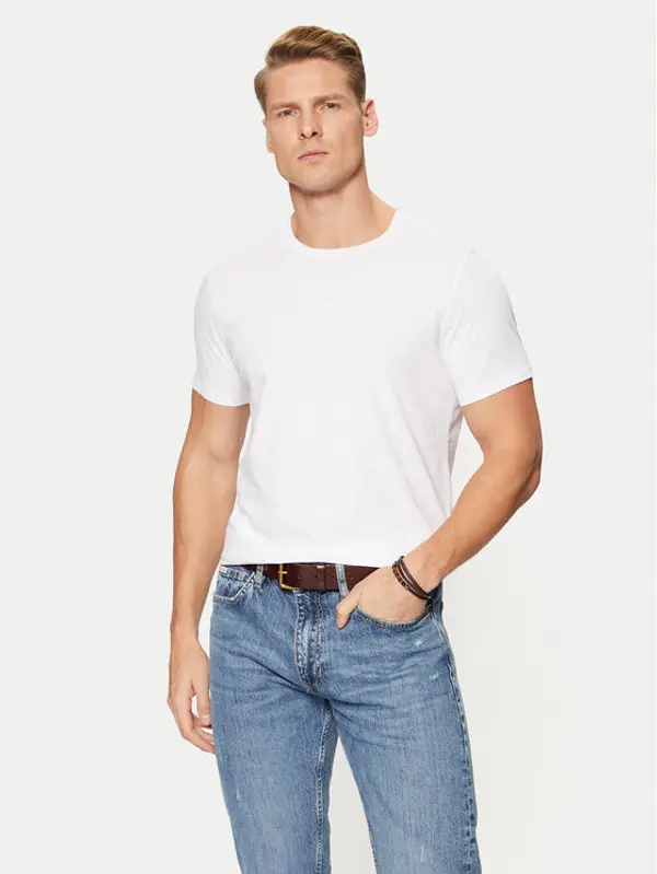 Guess Guess T-shirt M4GP39 K7HD0 Bijela Regular Fit