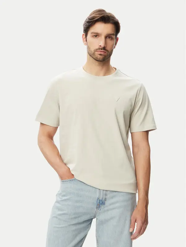 Guess Guess T-shirt M4YI0A KCCM1 Bež Regular Fit