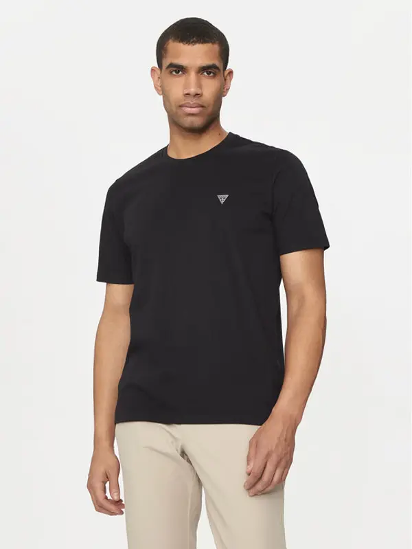 Guess Guess T-shirt M4YI0A KCCM1 Crna Regular Fit