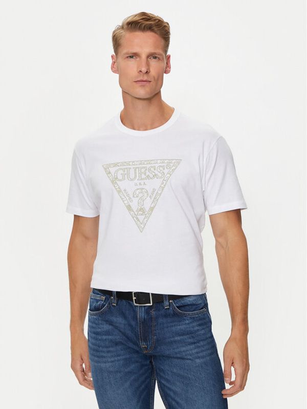 Guess Guess T-shirt M4YI26 K8FQ4 Bijela Reglan Fit