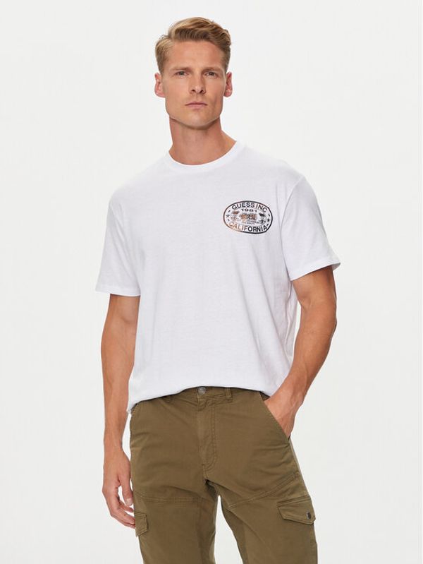 Guess Guess T-shirt M4YI92 K9RM1 Bijela Regular Fit