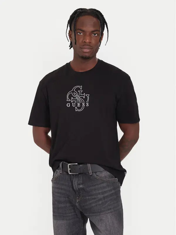 Guess Guess T-shirt M5BI76 I3Z14 Crna Relaxed Fit