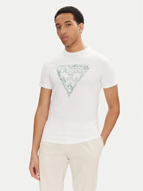 Guess Guess T-shirt M5GI06 I3Z14 Bijela Regular Fit