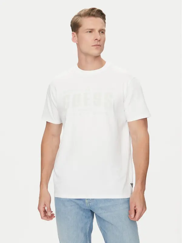 Guess Guess T-shirt M5GI27 KBW41 Bijela Regular Fit