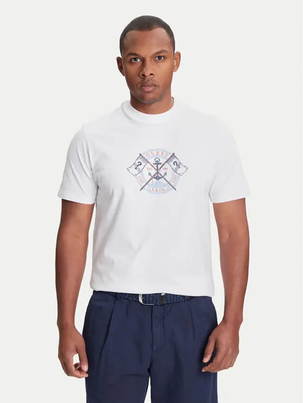 Guess Guess T-shirt M5YI62 K8FQ4 Bijela Regular Fit
