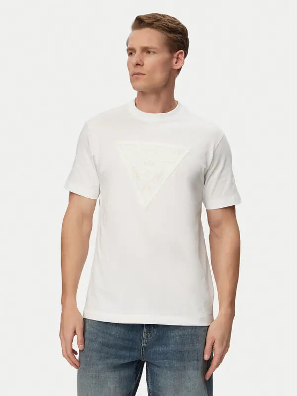Guess Guess T-shirt M6GI15 K3008 Bijela Regular Fit