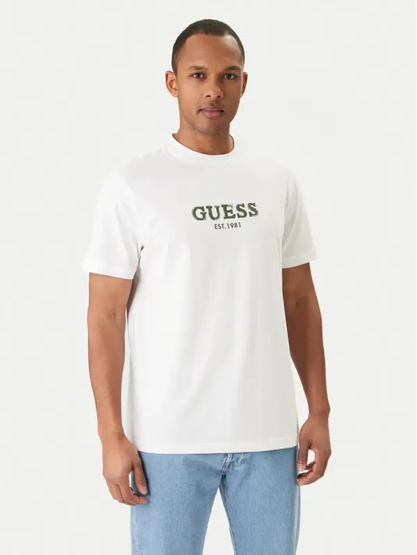 Guess Guess T-shirt M6GI16 K3032 Bijela Regular Fit