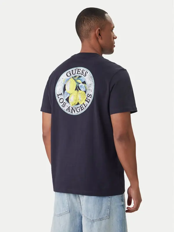 Guess Guess T-shirt M6GI19 K3051 Tamnoplava Reglan Fit