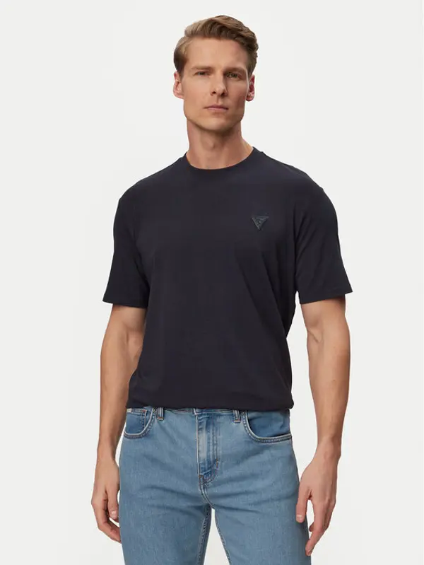 Guess Guess T-shirt M6GI21 K3053 Tamnoplava Regular Fit