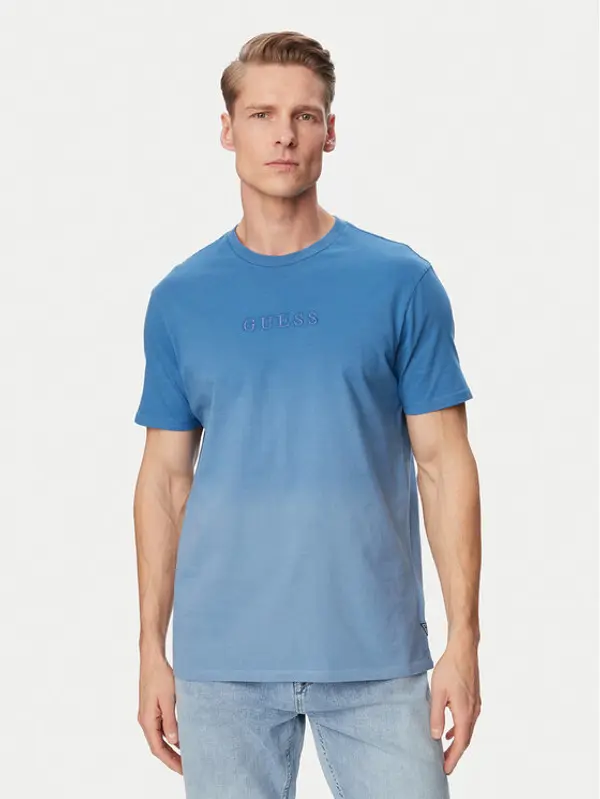 Guess Guess T-shirt M6GI29 K3258 Plava Regular Fit