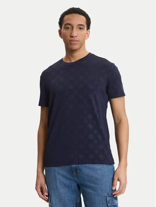 Guess Guess T-shirt M6GP26 K3177 Tamnoplava Regular Fit
