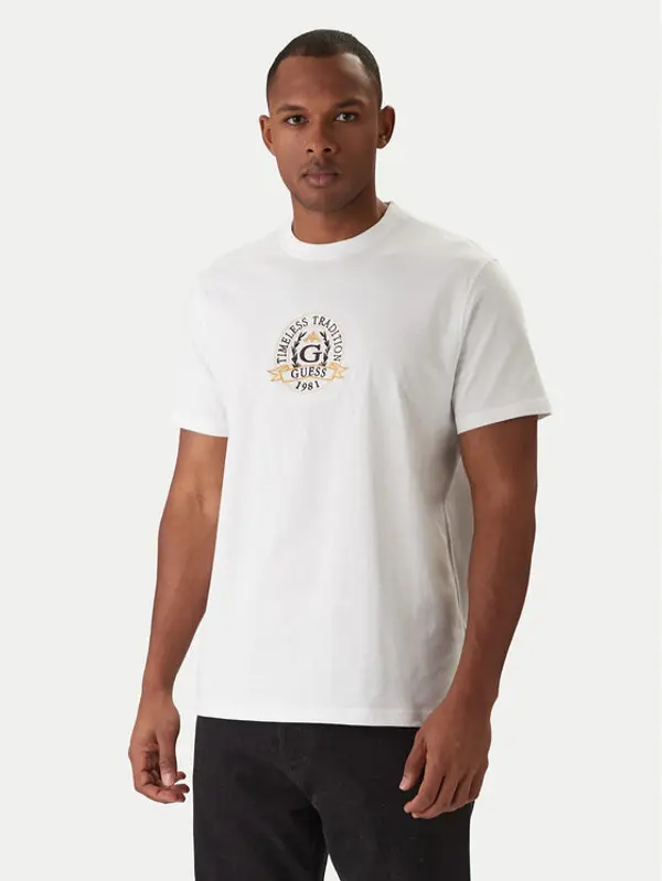 Guess Guess T-shirt M6RI16 I3Z14 Bijela Regular Fit