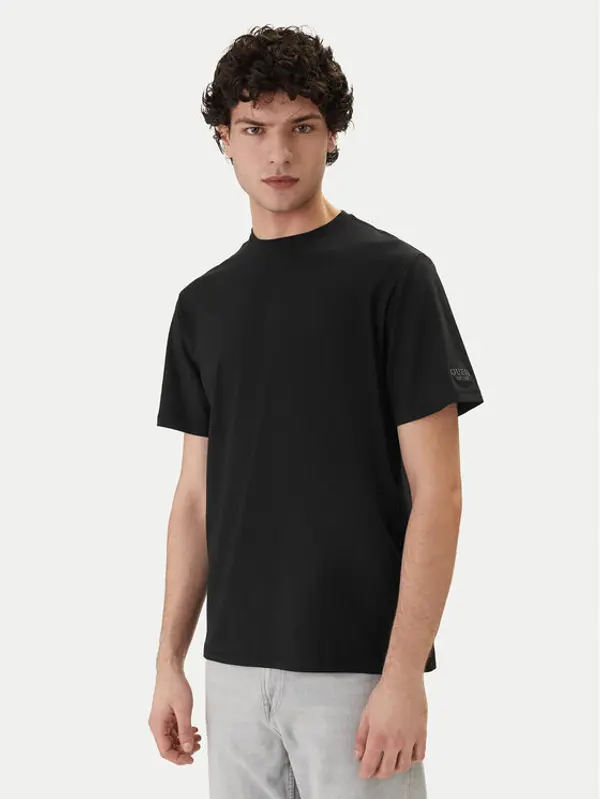 Guess Guess T-shirt M6RI62 JR06K Crna Regular Fit