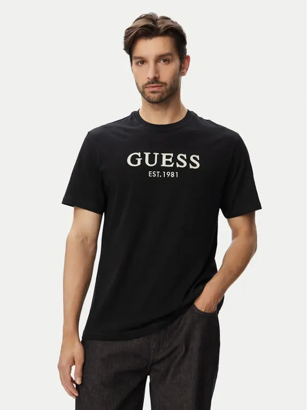 Guess Guess T-shirt M6YI41 K4227 Crna Regular Fit