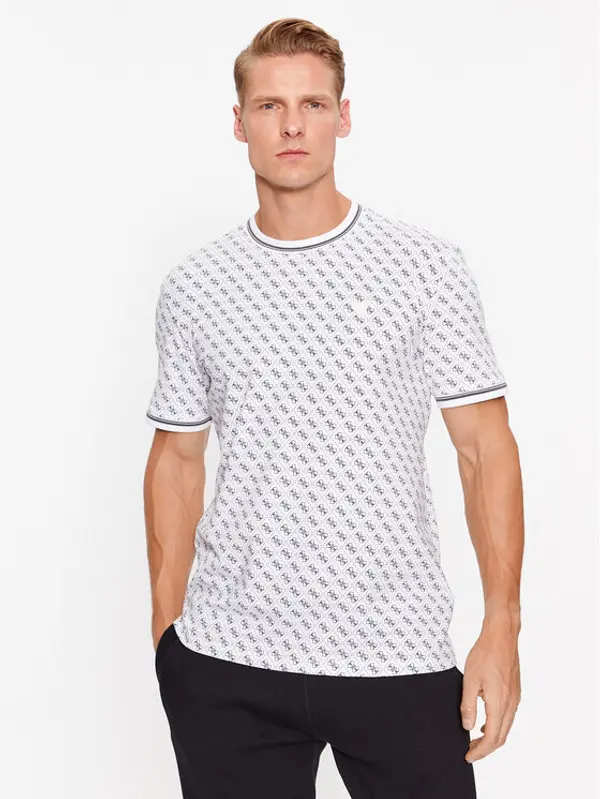 Guess Guess T-shirt Marshall Z2YI05 J1314 Bijela Regular Fit