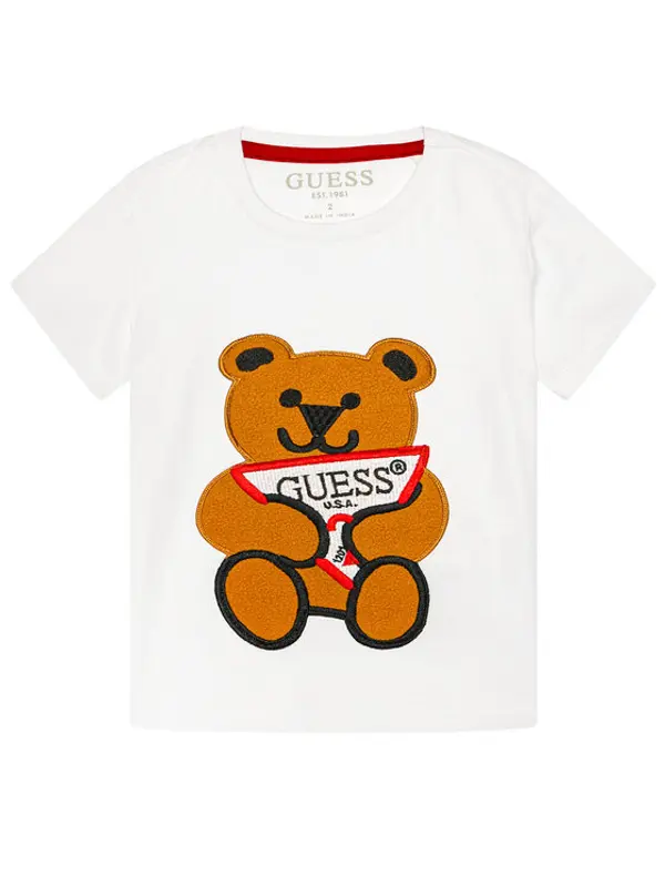 Guess Guess T-shirt N0BI22 I3Z00 Bijela Regular Fit