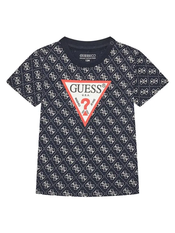 Guess Guess T-shirt N5YI04 K8HM4 Tamnoplava Regular Fit