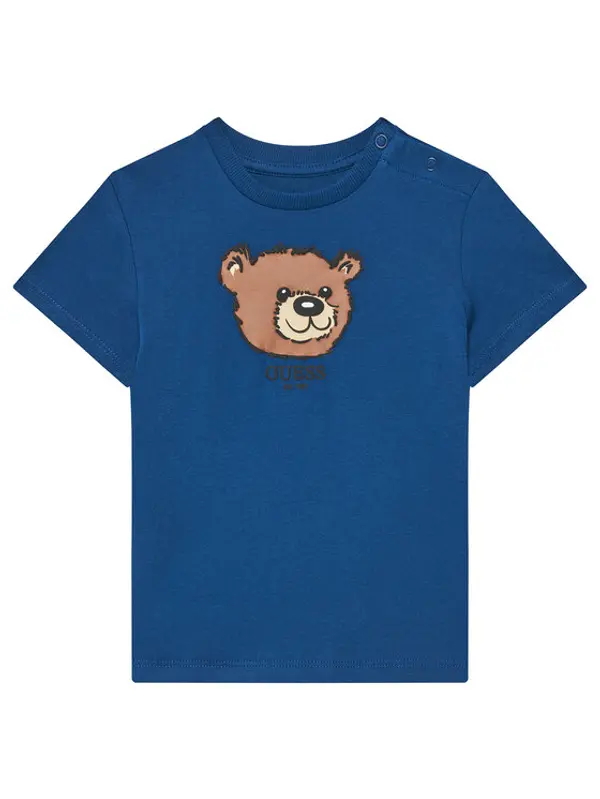 Guess Guess T-shirt N5YI16 K8HM4 Tamnoplava Regular Fit