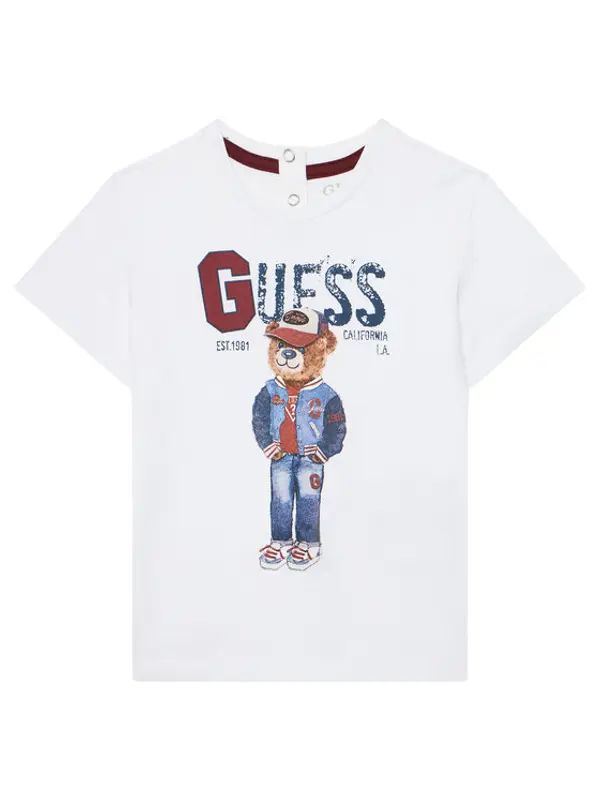 Guess Guess T-shirt N5YI22 K8HM4 Bijela Regular Fit