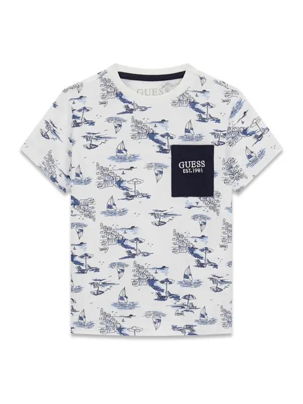 Guess Guess T-shirt N6GI03 K8HM4 Bijela Regular Fit