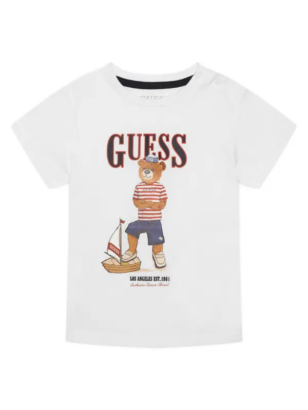 Guess Guess T-shirt N6GI04 K8HM4 Bijela Regular Fit