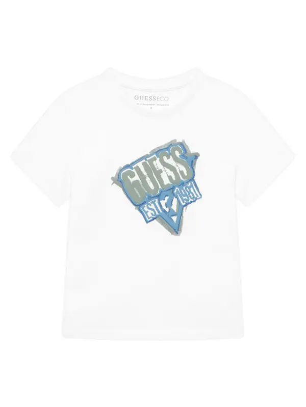 Guess Guess T-shirt N6GI14 K8HM4 Bijela Regular Fit