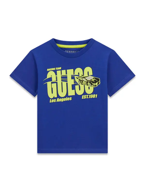 Guess Guess T-shirt N6RI00 K8HM4 Plava Regular Fit