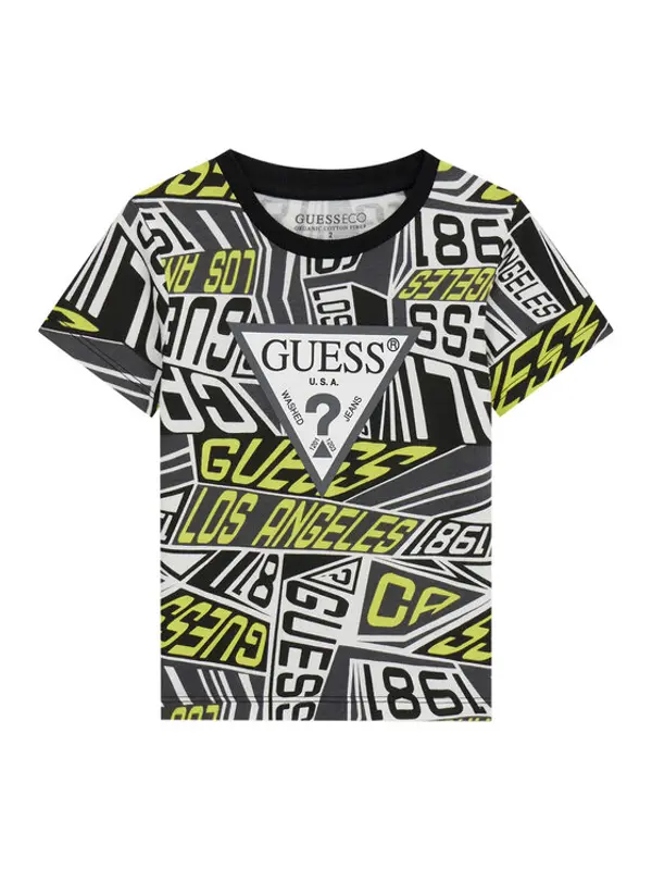 Guess Guess T-shirt N6RI04 K8HM4 Šarena Regular Fit