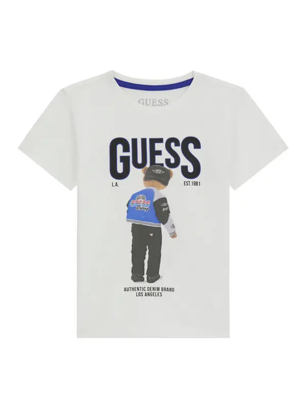 Guess Guess T-shirt N6RI05 K8HM4 Bijela Regular Fit