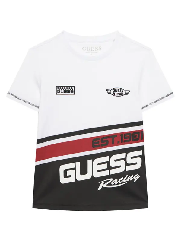 Guess Guess T-shirt N6RI06 K8HM4 Bijela Regular Fit