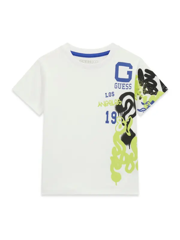 Guess Guess T-shirt N6RI07 K8HM4 Bijela Regular Fit