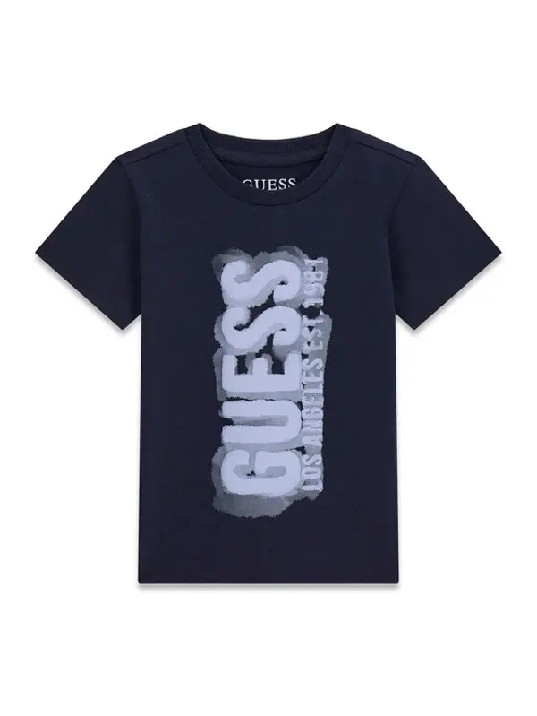 Guess Guess T-shirt N6RI11 K8HM4 Tamnoplava Regular Fit