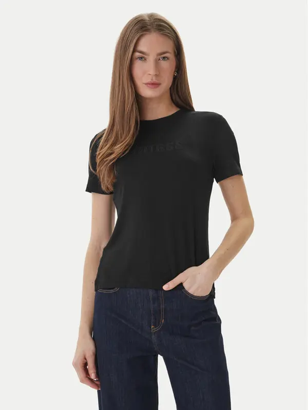 Guess Guess T-shirt O6GI00 KBF92 Crna Regular Fit