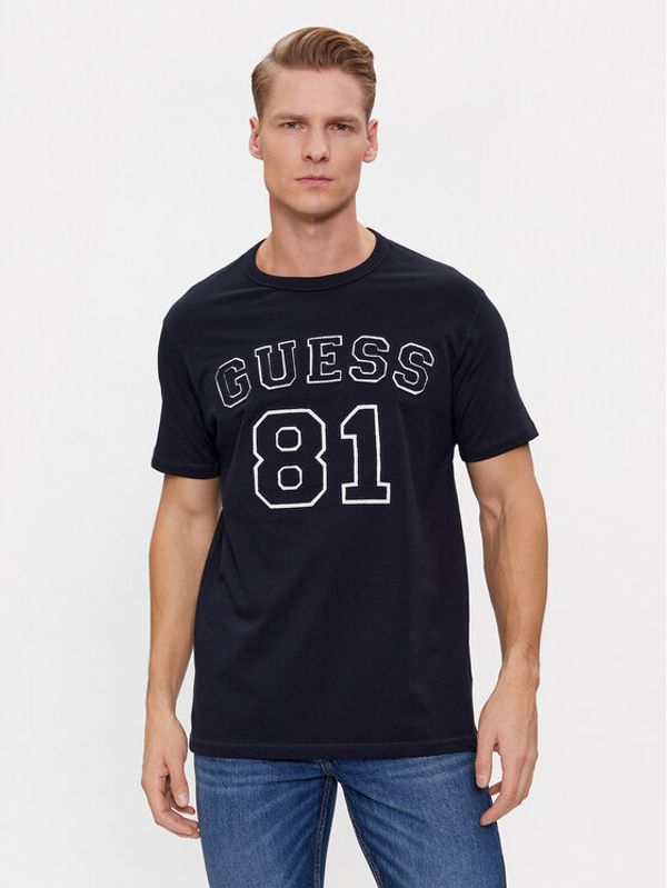 Guess Guess T-shirt Ss Cn M4RI22 K8FQ4 Tamnoplava Regular Fit