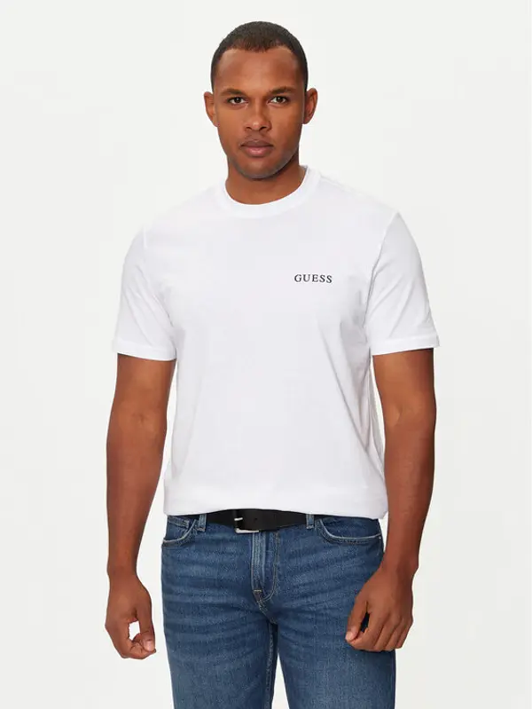 Guess Guess T-shirt U4BM03 KCAM1 Bijela Regular Fit